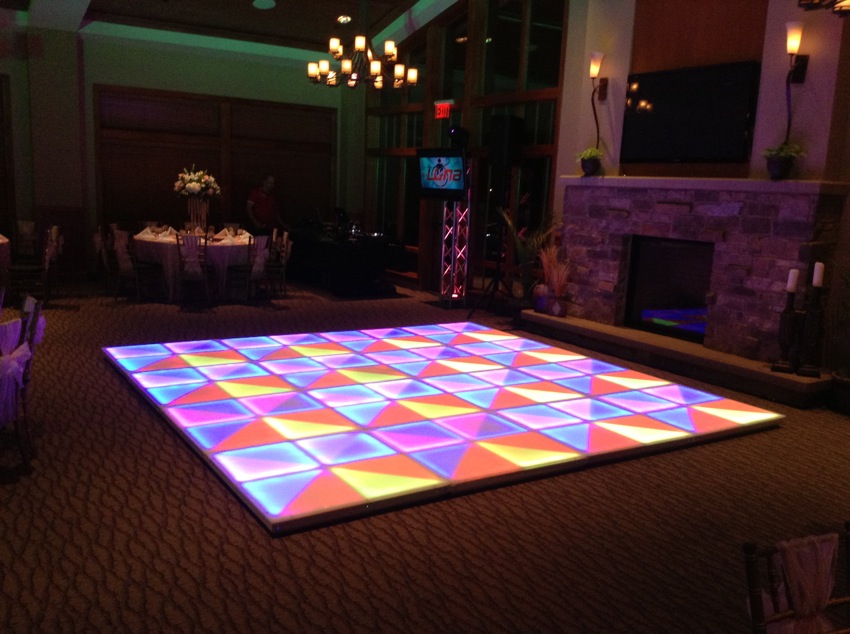 Light up dance floor