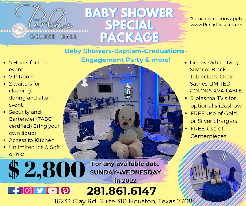 baby shower specials in houston