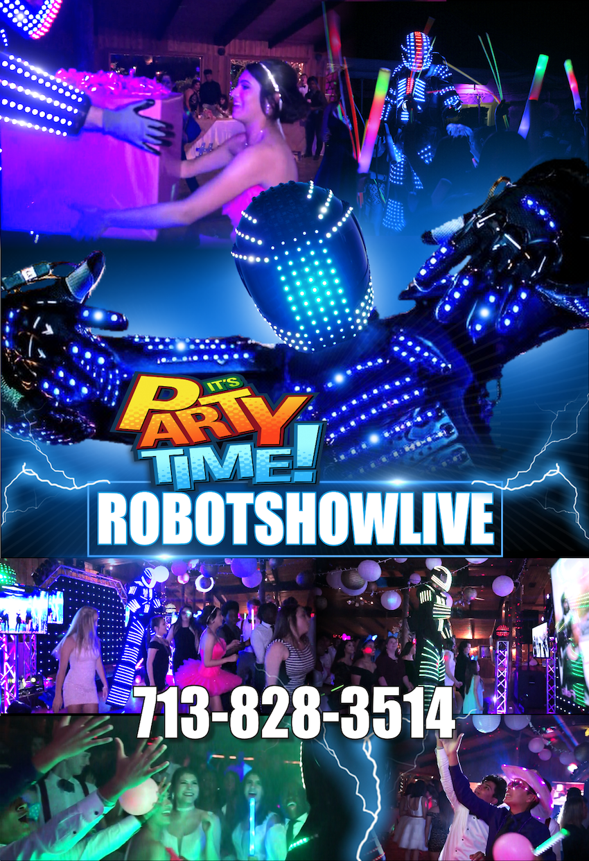 led robot show houston