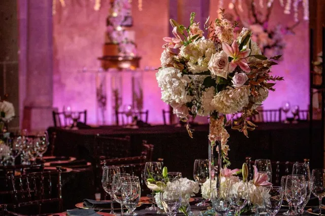 Bell Tower on 34th Table Decorations