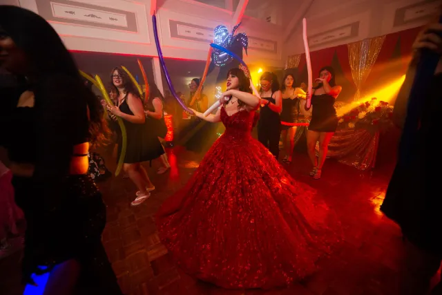 spring chateau quinceanera