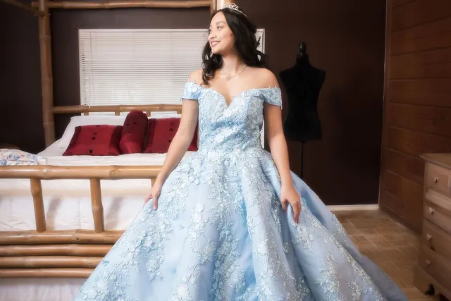 spring chateau quinceanera
