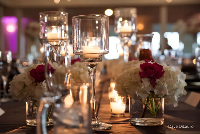 spring chateau centerpieces