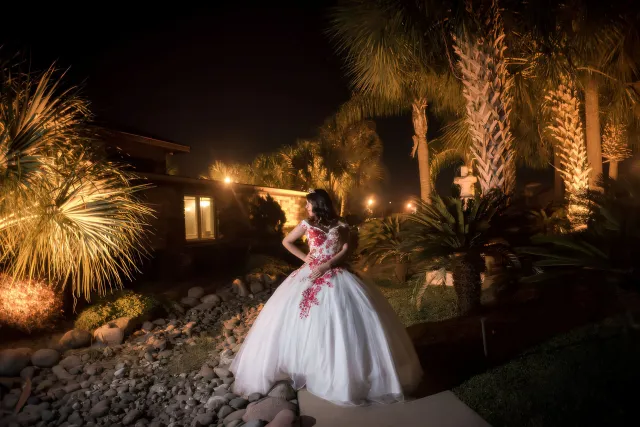 spring chateau quinceaneras