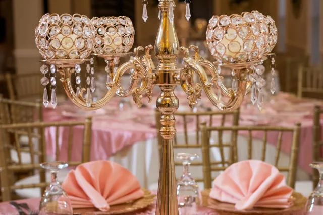spring chateau centerpieces