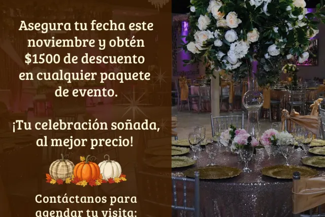 Venezzia Reception Hall november specials