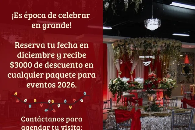 Venezzia Reception Hall december specials