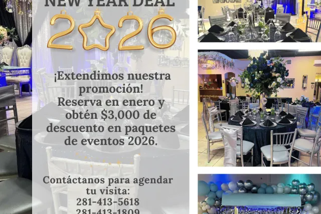 Venezzia Reception Hall january specials