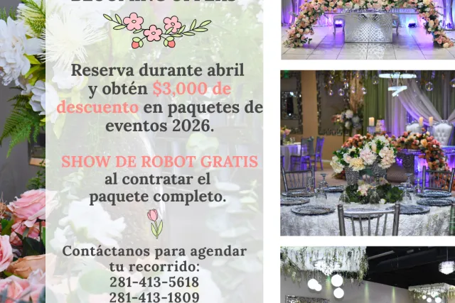 venezzia reception hall april 2026 specials coupons discounts