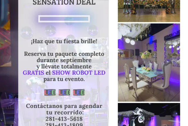 venezzia reception hall september specials