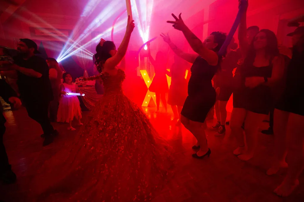 spring chateau quinceanera