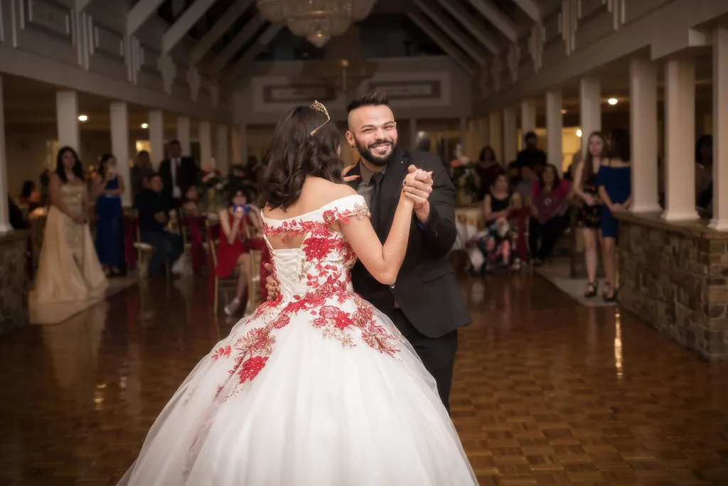 spring chateau quinceanera