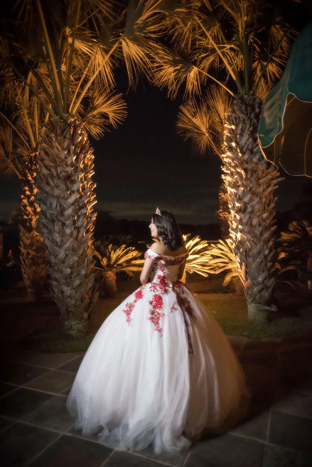 spring chateau quinceanera