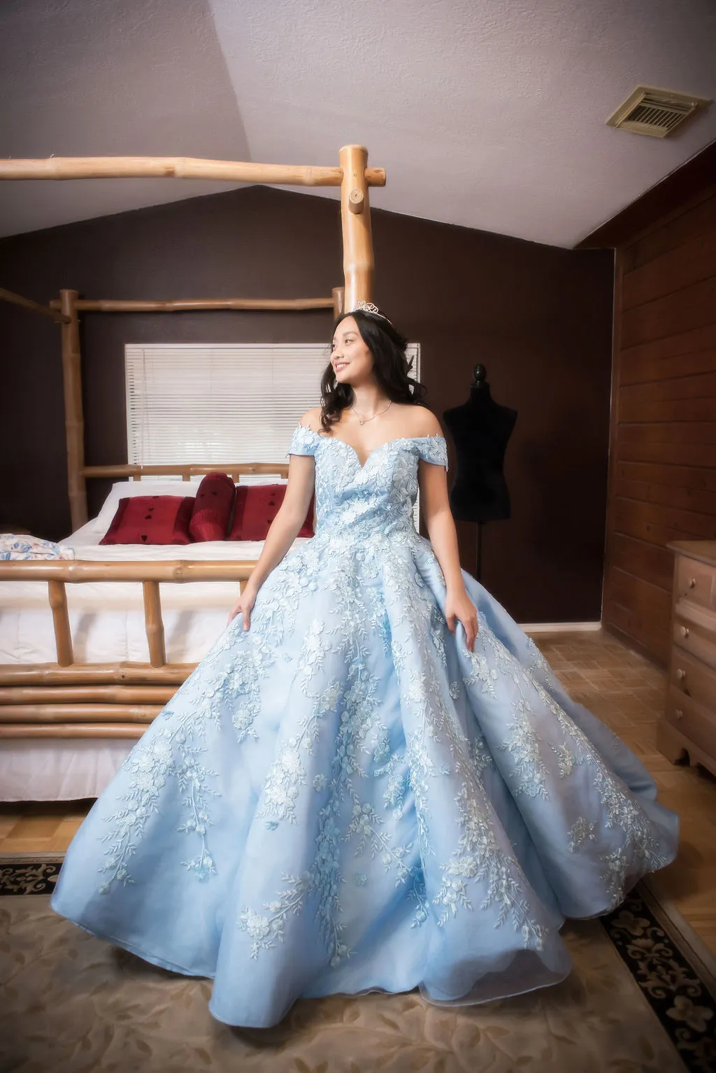 spring chateau quinceanera