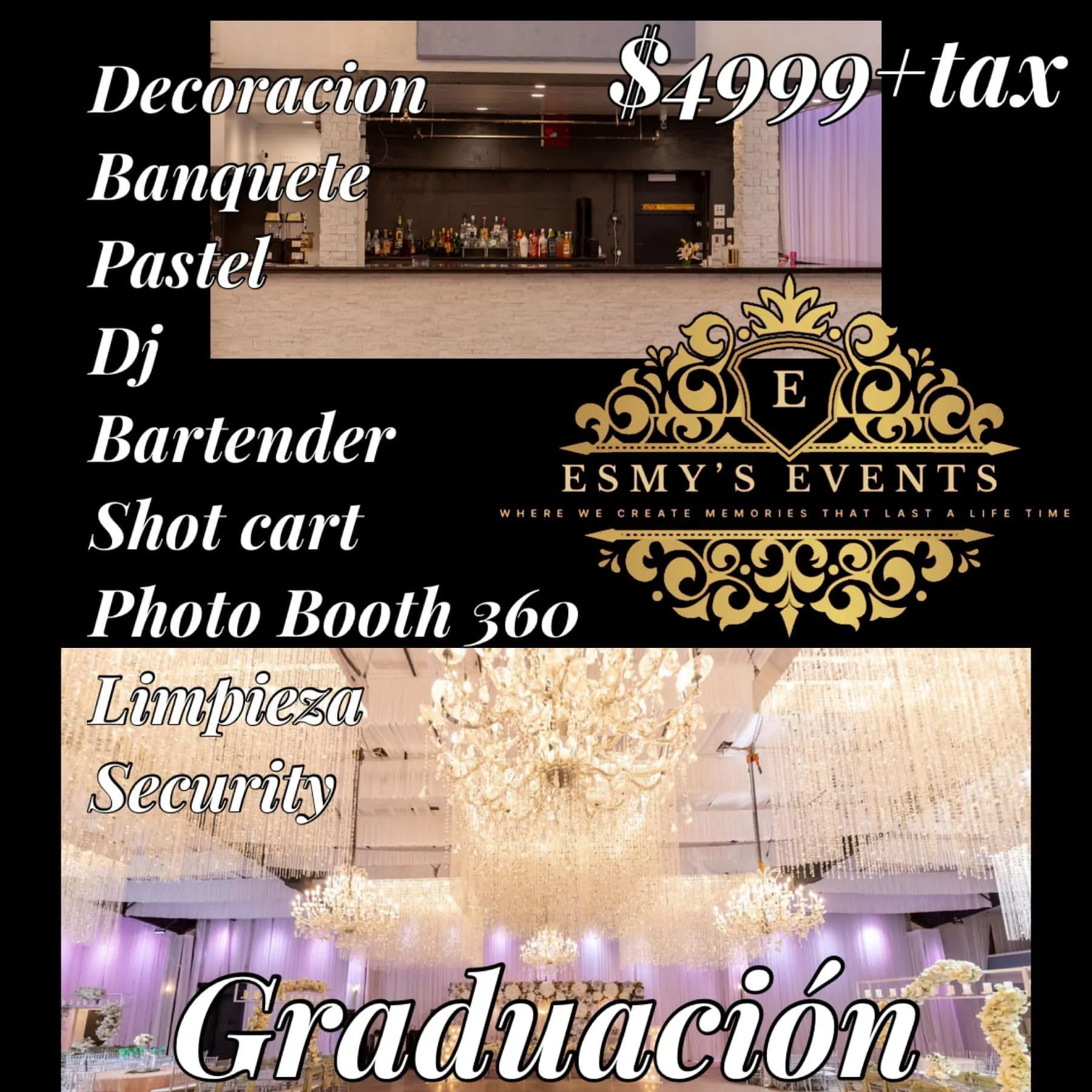 Esmys Events Reception Hall graduation specials 2026