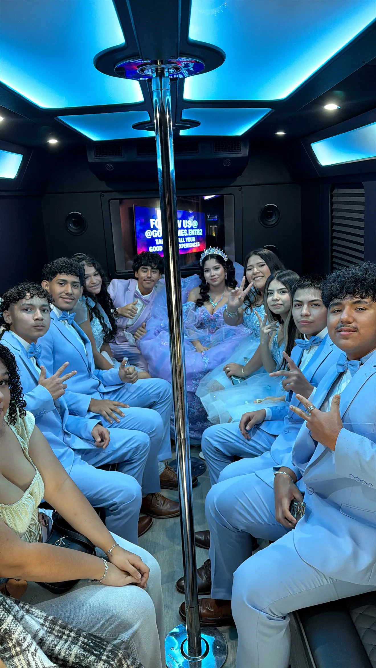 quinceanera party bus houston