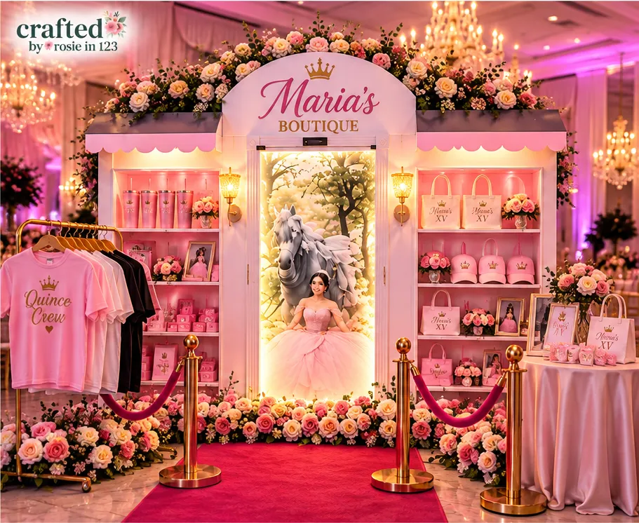merch stores for quinceaneras
